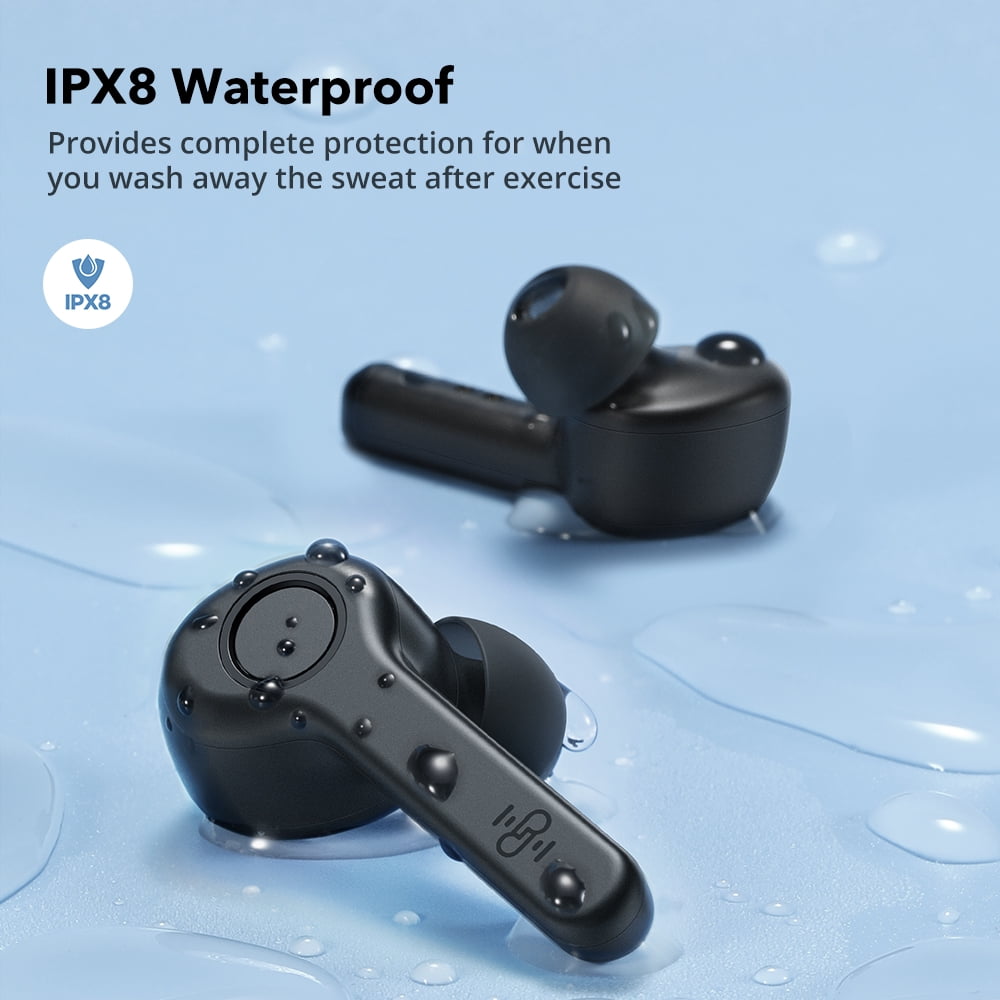 Boltune Bluetooth Earbuds, TWS Wireless Earbuds, Noise Reduction Bluetooth Headphones, IPX8 Waterproof, 40 Hours Play Time