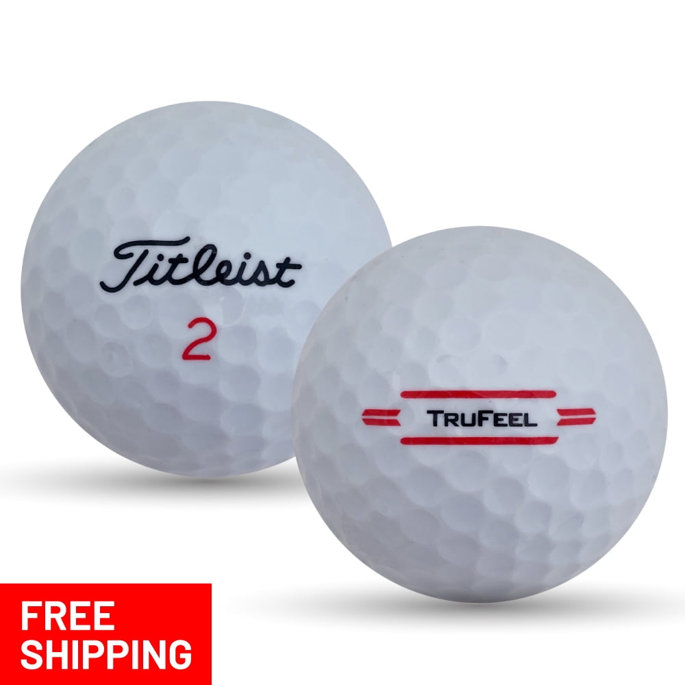 24 Trufeel 5A White Used Recycled Golf Balls, by Mulligan Golf Balls
