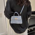 thumbnail image 3 of Bolso de mano para mujer, Bolso de mano, Bolso de mano elegante y sencillo para mujer (azul), 3 of 4