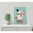 thumbnail image 2 of Wile E. Wood WMCS1420 14 x 20 Merry Christmas Snowman Wood Art, 2 of 4