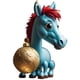 thumbnail image 2 of Navideña 2D Caballo Pisando Navideña Regalo Acrílico 8 Cm (E), 2 of 4