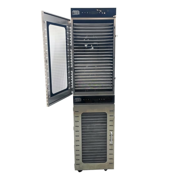 44 Layers Commercial Food Dehydrator Air-drying Machine with 24H Timer and Temperature Control 220V