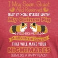 thumbnail image 3 of CafePress - Don't Mess With My Guinea Pig Shirt T Shirt - Mens Tri-blend T-Shirt, 3 of 4