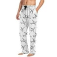 thumbnail image 5 of joogoo Men's Pajama Pants Airplane Retro Soft Long Sleep Lounge Pjs Bottoms S, 5 of 7
