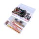 thumbnail image 4 of Kit de componentes electrónicos con cable puente para circuito de bricolaje con módulo de fuente de alimentación y placa de pruebas de 830 puntos de conexión, 4 of 15
