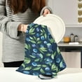 thumbnail image 6 of GZHJMY Blueberry Kitchen Dish Towel 4 Pack, Soft Absorbent Dishcloths Reusable Hand Towel Washable Tea Towels for Home Kitchen Bar Table Decor, 28 x 18 Inch, 6 of 7