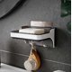 thumbnail image 1 of Soap Dish Holder Adhesive No Drilling Soap Holder Waterproof Soap Saver With Hooks Soap Tray For Bathroom Shower, 1 of 5