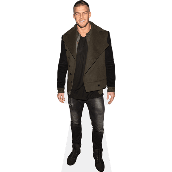 Alan Ritchson (Coat) Lifesize Cardboard Cutout Standee