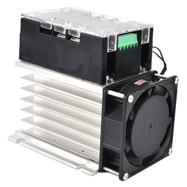 Regulador de voltaje SCR Bling Bling SSR‑40WA‑S con disipador de calor 220-380 V CA