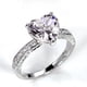 thumbnail image 1 of Anillo de bodas Xihbxyly con incrustaciones de diamantes y circonitas en corazón joyería de compromiso para mujer, 1 of 5
