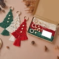 thumbnail image 3 of Bewildely Juego de navideño de 3 piezas, árbol de hilo con accesorios, duradero y práctico. Ideal para repisa, habitación o bandeja. Decoración del hogar A Kit de materiales, 3 of 6