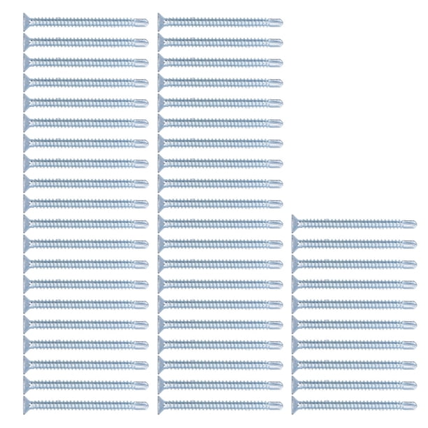 Herrajes de fijación, 50 piezas de tornillos autoperforantes, surtido de tornillos autoperforantes elaborados por expertos