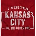 thumbnail image 2 of I Visited Kansas City Funny Souvenir Men's Graphic T Shirt Tees Brisco Brands X, 2 of 6