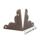 thumbnail image 1 of 12 Piezas Protector de Esquina Metal en Forma de Triángulo, Esquineras de Laton para Decorativo de Caja Protector de Cubierta (Bronce) Protector de Esquinas Spptty decoración hogareña, 1 of 10
