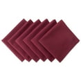 thumbnail image 1 of DII Wrinkle Resistant 20x20" Polyester Napkin, Pack of 6, Wine Red - Perfect for Brunch, Catering Events, Thanksgiving, Dinner Parties, Showers, Weddings and Everyday Use, 1 of 6