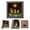 As show A, variant on Lighted Picture Frame Witch Hat Pumpkin Glass Night Light with Button Battery Decorative Tabletop Home Display