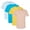 Bright Color 4 Pack, variant on Gildan Men's Softstyle CVC T-Shirt, 4.6 oz. 60/40 Cotton/Polyester Bulk Tee, Assorted Short Sleeve Crewneck Plain Tees, Mixed Color Solid T-shirts (Bright Color 4 Pack, L)