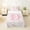 White Pink D, variant on Feelyou Girly Pink J Letter Twin Sheets for Girls, Pink Bowknot Floral Bedding, 3pcs, 1 Flat Sheet, 1 Fitted Sheet and 1 Pillowcase