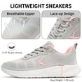 thumbnail image 4 of Ecetana Walking Shoes for Women Casual Sneakers Breathable Athletic Tennis Sneakers, 4 of 7
