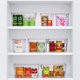 thumbnail image 4 of Large Clear Plastic Storage Bins for Shelves, Clothes, with Handle - Clear Storage Bins, Drawer, Shelf, Closet, Pantry, Fridge, Freezer Organizer Bins, Closet Organizers and Storage (4 pack), 4 of 7