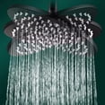thumbnail image 7 of 304 Stainless Steel 12 Inch Rainfall Shower Head Top High Pressure Thick Rain Shower Heads Bathroom Water Saving Showerhead (Black A ABS Plastic), 7 of 7