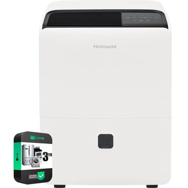 Frigidaire FFAD6022W1 High Humidity 60 Pint Capacity Dehumidifier Bundle with 3 YR CPS Enhanced Protection Pack