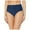 !Navy, variant on TEVEQ Shorts 82% Nylon 18% Spandex High Waist Daily Woman Bikini Bottoms for Women Womens Bikini Bottom Low Waisted Bathing Swimsuit Bathing Suit Bottoms Cheeky Black L