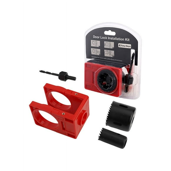 Door Lock Installation Kit, Suitable for 1-3/8" - 1-3/4" (35Mm-43Mm) Door Thick