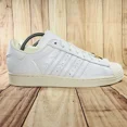 thumbnail image 4 of Adi-das White Gold Superstar Men's Training Lifestyle Shoes Athletic Sneakers New, 4 of 6