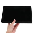 thumbnail image 4 of SEWCHICS Black Velvet Jewelry Display Tray Flat Open Design for Bracelets Necklaces, 4 of 8