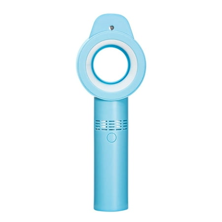 

Handheld S-pray Fan Design Humidifier Diffuser USB Chargeing Port 3 Levels Adjustable Fan Built-in 1800mAh High Capacity Rechargeable Cell Mini Portable for Present Gift Handheld Fan