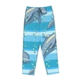 thumbnail image 4 of Kll Womens Dolphin Print Pajama Pants Soft Pajama Bottoms For Women Cozy Lounge Pants, 4 of 9