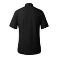 thumbnail image 5 of Durtebeua Men's Vintage Bowling Shirt Short Sleeve Button Down Summer Cuba Beach Shirts Black,3XL, 5 of 5