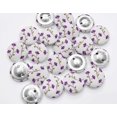 thumbnail image 4 of IBA Indianbeautifulart Purple 25 Mm Leaves & Floral Artistic Printed Canvas Fabric Buttons Round 2 Hole&nbsp;Decorative Buttons For Sewing Crafting Pack Of 50, 4 of 7