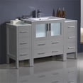 thumbnail image 2 of Fresca Fcb62-123012-I Torino 54" Free Standing Single Vanity Set - Grey, 2 of 4