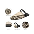 thumbnail image 4 of BLISSFUL STEP Women's Mesh Round Toe Slip on Slides Flats Sandals Khaki 6.5, 4 of 6