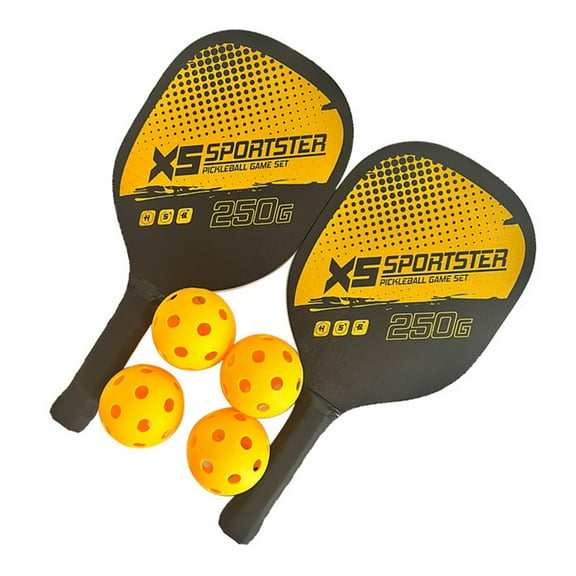 Callipe Pickleball Paddle Set 1 Pair Pickleball Racket with 4 Balls And Storage Bag Pickle Ball Racquet for Men Women Indoor Outdoor Sports