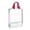Pink, variant on Multifunctional Student Stationery Bag A5 Large Capacity Transparent Tote Storage Bag for School Test Papers