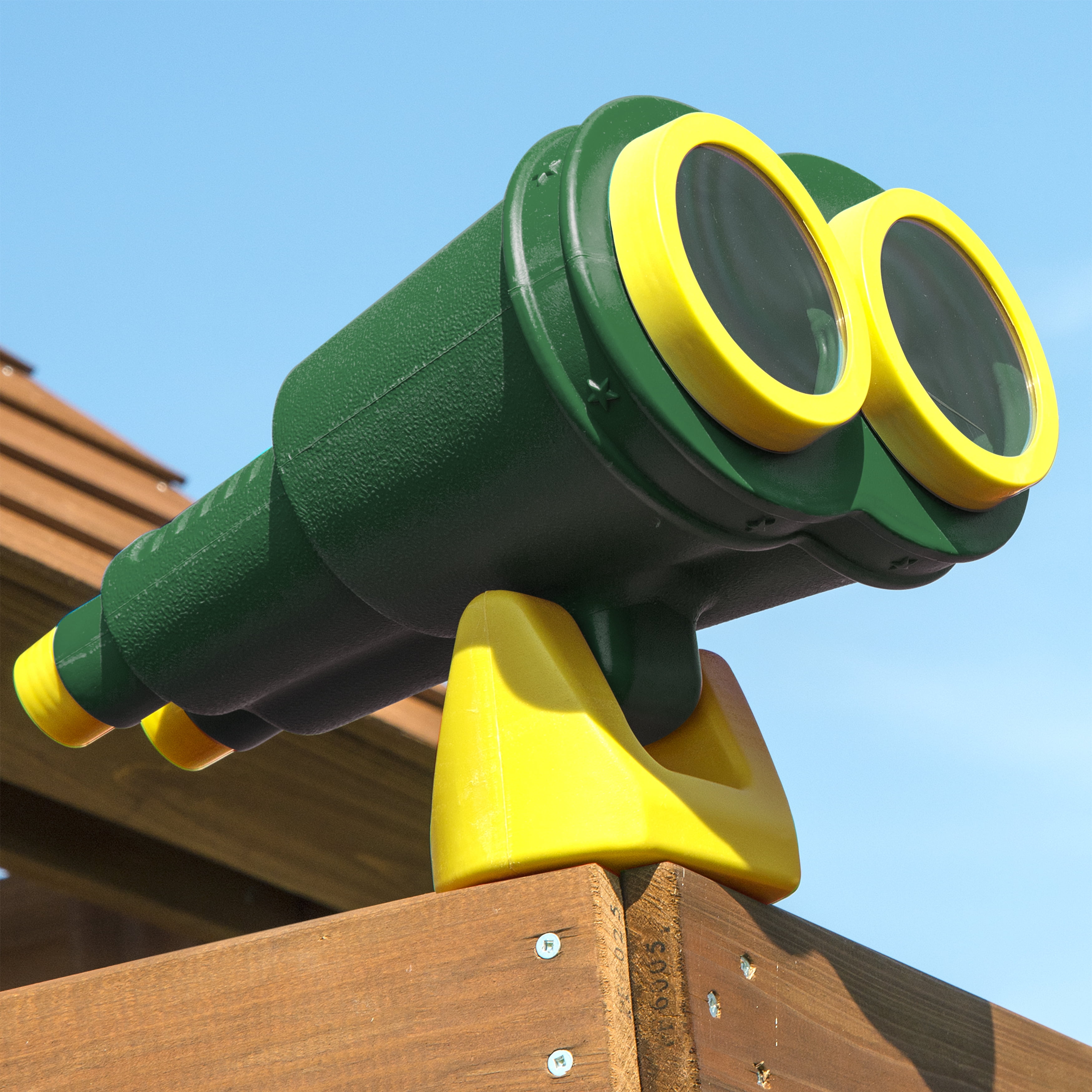 Swing-N-Slide Toy Jumbo Binoculars - Green/Yellow, Non-Magnifying