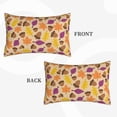 thumbnail image 4 of Bixox Acorn Autumn Fall Leaf Leaves Printed Pillow Protector,Super Soft Ideal for Home,Guests,Rentals - 20"x30", 4 of 8