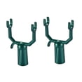 thumbnail image 3 of 2 piezas de tenedores para colgar ropa, portátiles, de aleación de aluminio, para jardín y patio. verde, 3 of 9