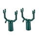 thumbnail image 3 of 2 piezas de tenedores para colgar ropa, portátiles, de aleación de aluminio, para jardín y patio. verde, 3 of 9