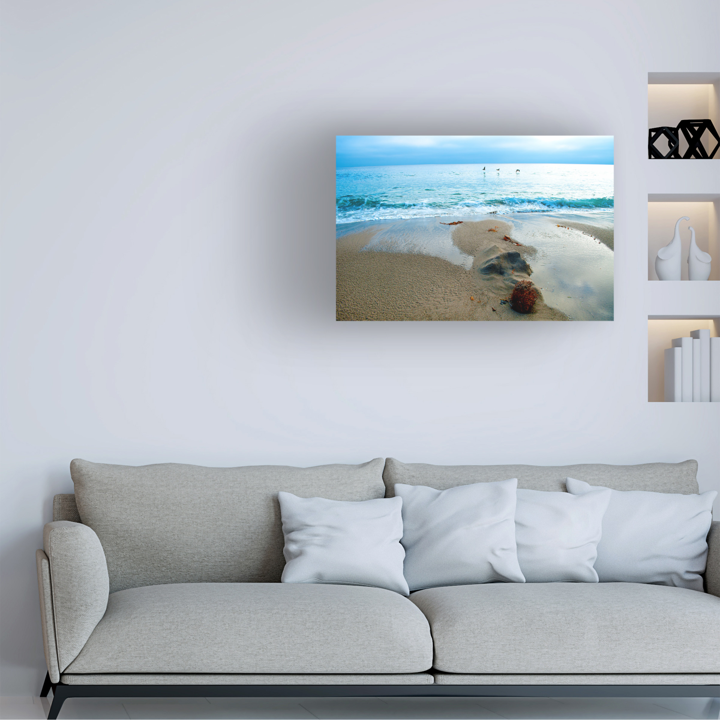 Trademark Fine Art 'Zuma Beach, Ca' Canvas Art by Lori Hutchison