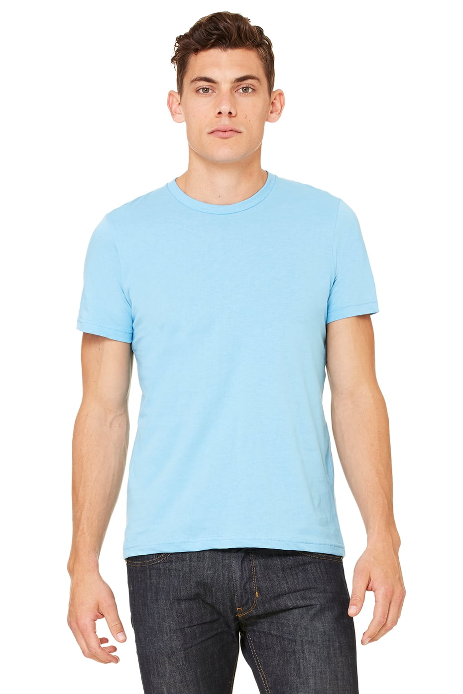 Bella + Canvas Unisex Jersey T-Shirt - White, 2XL, 100% Combed Cotton, Retail Fit - View #3