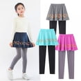 thumbnail image 7 of LOVEBAY Girls Skirt Leggings Ruffle Tutu Pants Kids Footless Tights Girls Footless Leggings with Ruffle Tutu Skirts Stretchy Tights for Girls, 7 of 7