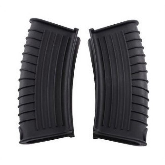 RO Agarres para ollas Pinzas resistentes al calor Cubiertas aisladas para sartenes, sartenes, planchas Funda de silicona para mango de olla 2 piezas Negro Rojo Sincero Electrónica