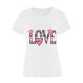 thumbnail image 4 of Fartey Plus Size Valentine's Day Shirt Funny Love Heart Gartphic Tees Loose Fit Short Sleeve Crew Neck T-Shirts Fashion Holiday Tops Multicolor S-5XL, 4 of 4