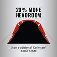 thumbnail image 6 of Coleman Skydome 6 Person Camping Tent with Dark Room Technology, Multicolor, 6 of 12