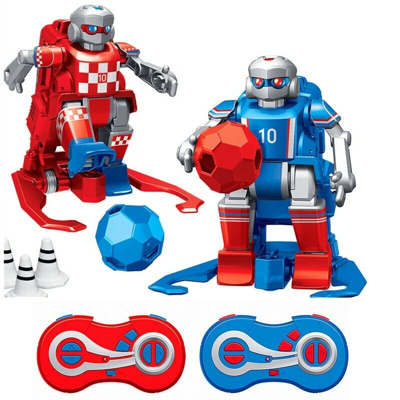 Kids Robot 2 Soccer Game Toy RC Football Toy 2.4GHz Wireless Remote