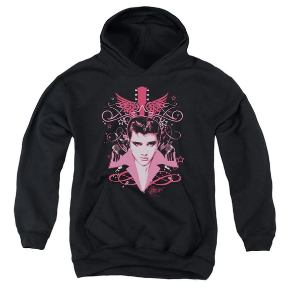 Elvis Presley - Lets Face It - Youth Hooded Sweatshirt - Large